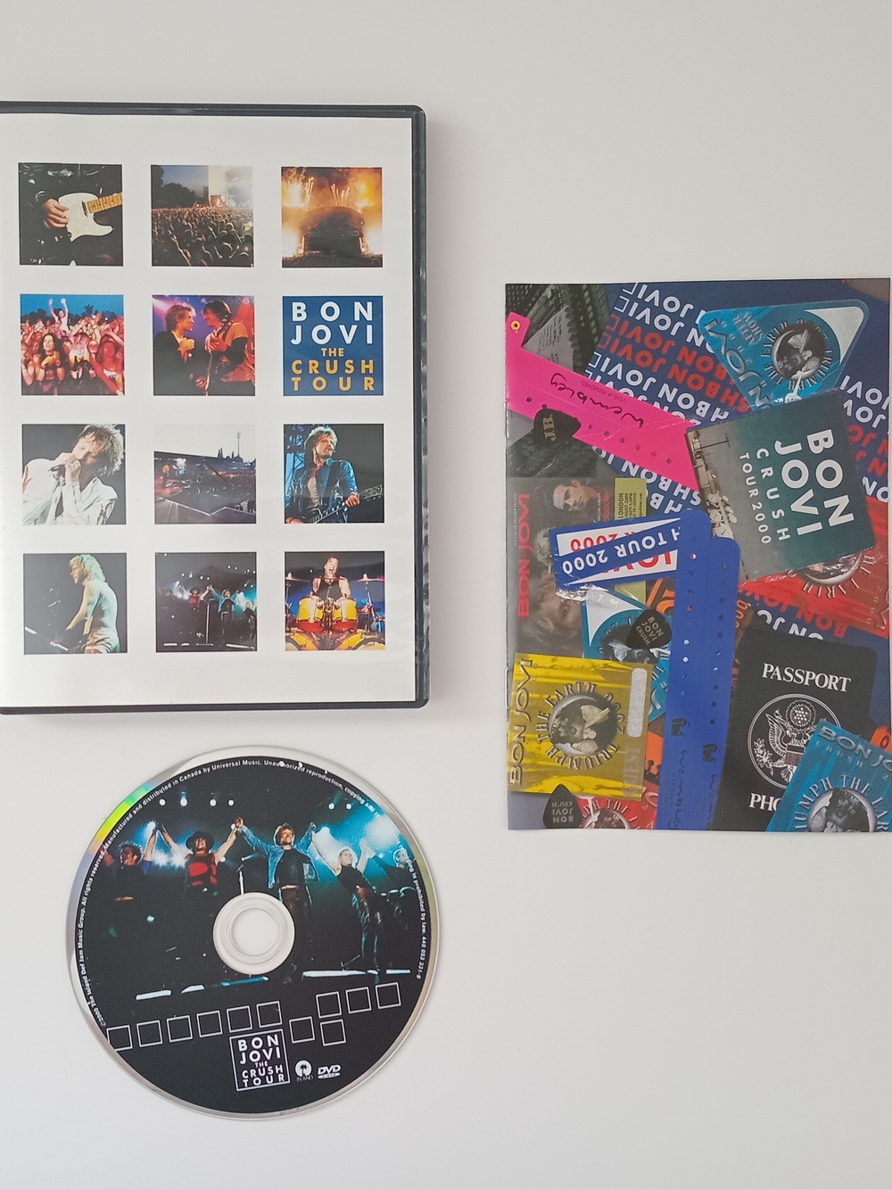 Bon Jovi The Crush Tour DVD Complete w/ Booklet | Live Concert | VG